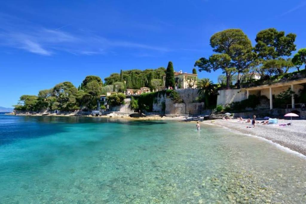 Studio rénové avec parking et terrasse à Eze village Exterior foto